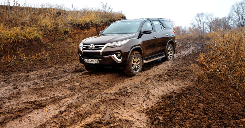 Toyota fortuner правый руль